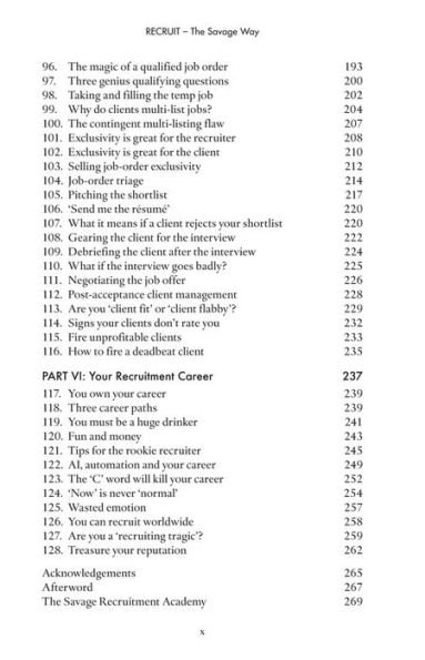 Recruit - The Savage Way: Skills, attitudes and tactics to be an outstanding recruiter