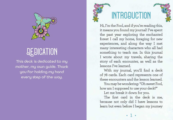 Sweet Forager's Tarot: Travel with the Fool through the enchanted forest