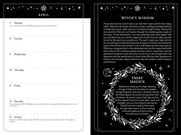 2025 Witch's Diary - Northern Hemisphere: Seasonal planner to reclaiming the magick of the old ways