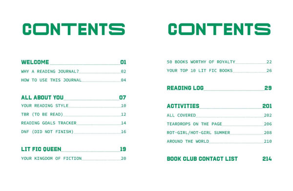 A Reading Journal: Lit Fic Queen