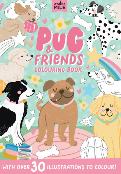 Pug & Friends Colouring Book