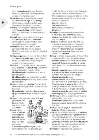 Mudburra to English Dictionary