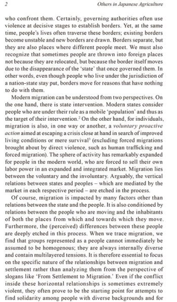 Others Japanese Agriculture: Koreans, Evacuees and Migrants 1920-1950