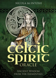 Free english e books download Celtic Spirit Oracle: Ancient Wisdom from the Elementals (36 gilded-edge full-color cards and 112-page book) in English 9781925946451  by 