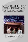 A Concise Guide for Operating a Restaurant