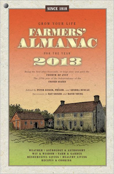 Farmers' Almanac 2013