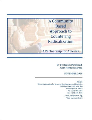 A Community Based Approach To Countering Radicalization