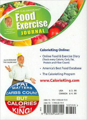 the calorieking food exercise journal by alan borushek paperback