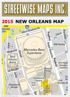 Streetwise New Orleans Map Laminated City Center Street Map Of New Orleans Louisiana Folding Pocket Size Travel Map 2015 Other Format