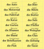 Alternative view 5 of GERMAN in 10 minutes a day: Language course for beginning and advanced study. Includes Workbook, Flash Cards, Sticky Labels, Menu Guide, Software, Glossary, and Phrase Guide. Grammar. Bilingual Books, Inc. (Publisher)