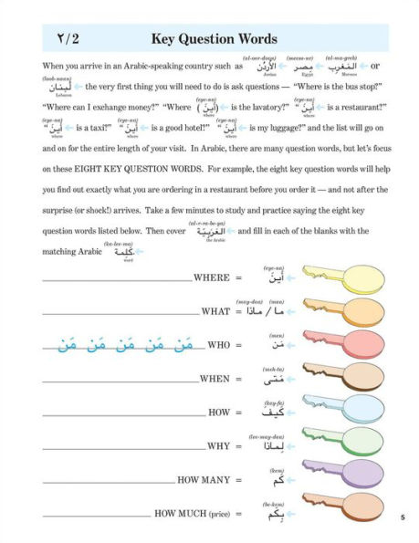 ARABIC in 10 minutes a day: Language course for beginning and advanced study. Includes Workbook, Flash Cards, Sticky Labels, Menu Guide, Software, Glossary, and Phrase Guide. Grammar. Bilingual Books, Inc. (Publisher)