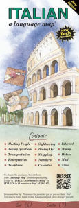 Title: ITALIAN a language map: Quick reference phrase guide for beginning and advanced use. Words and phrases in English, Italian, and phonetics for easy pronunciation. Italian language at your fingertips for travel and communicating. Publisher: Bilingual Books,, Author: Kristine K. Kershul