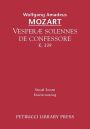 Vesperae solennes de confessore, K.339: Vocal score