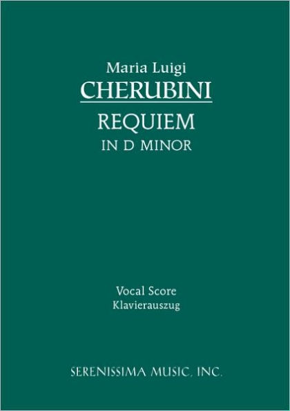 Requiem in D minor: Vocal score
