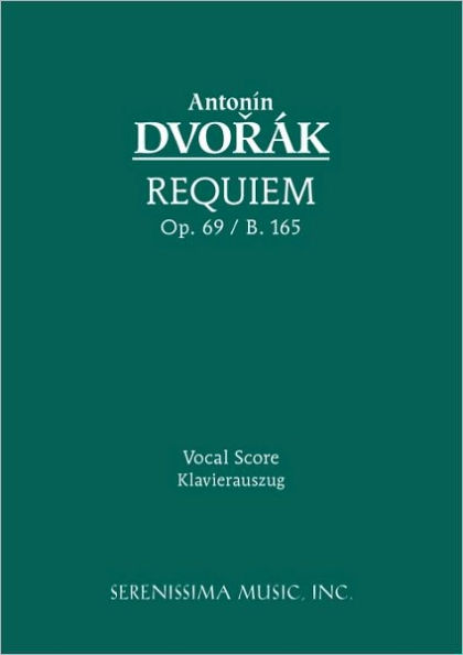 Requiem, Op.89 / B.165: Vocal score