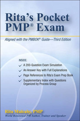 Rita S Pocket Pmp Exam By Rita Mulcahy Paperback Barnes