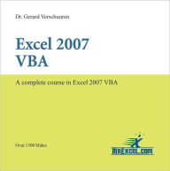 Title: Excel 2007 VBA CD-ROM, Author: Dr. Gerard Verschuuren