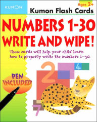 Title: Numbers 1-30 Write & Wipe, Author: Kumon Publishing North America