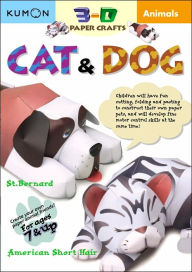 Title: Animals: 3D Paper Craft: Cat & Dog, Author: Kumon Publishing