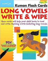 Title: Long Vowels Write and Wipe (Kumon Flash Cards), Author: Kumon Publishing