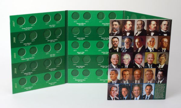 2007-2016 Presidential Dollars Philadelphia & Denver Color Folder