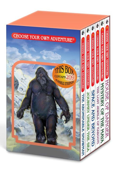 Choose Your Own Adventure 6- Book Boxed Set #1 (The Abominable Snowman, Journey Under The Sea, Space And Beyond, The Lost Jewels of Nabooti, Mystery of the Maya, House Of Danger)