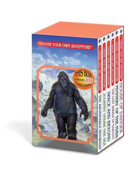 Choose Your Own Adventure 6- Book Boxed Set #1 (The Abominable Snowman, Journey Under The Sea, Space And Beyond, The Lost Jewels of Nabooti, Mystery of the Maya, House Of Danger)