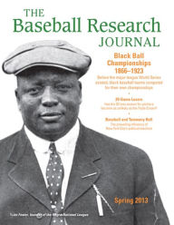 Title: Baseball Research Journal (BRJ), Volume 42 #1, Author: Society for American Baseball Research (SABR)