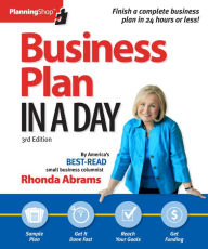 Free download ebooks for mobile phones Business Plan In A Day: Get it done right, get it done fast! by Rhonda Abrams