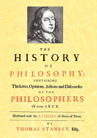 Title: The History of Philosophy (1701), Author: Thomas Stanley