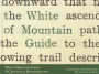 White Mountain Guide: A Centennial Retrospective