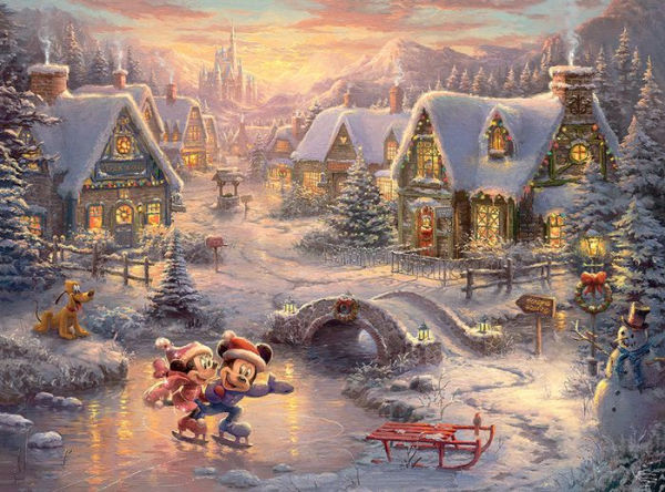 Kinkade 1000 Piece Holiday Puzzle (Assorted; Styles Vary)