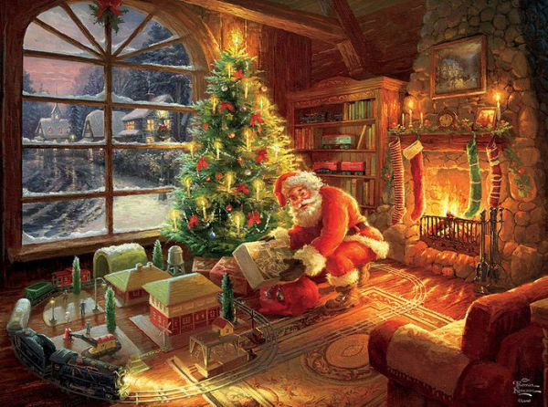 Kinkade 1000 Piece Holiday Puzzle (Assorted; Styles Vary)