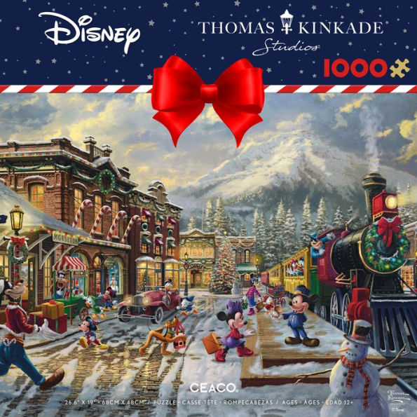 Thomas Kinkade Holiday - Santa Checking His List - 1000 Piece Puzzle –