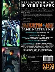 Title: Modern Age RPG Game Master's Kit, Author: Malcolm Sheppard