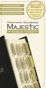 Title: Majestic Traditional Gold-Edged Bible Tabs