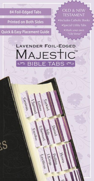 Majestic Bible Tabs Lavender (Large Print -- QA test)