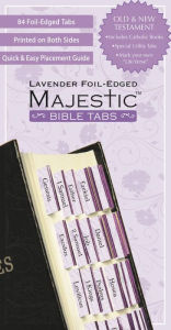 Title: Majestic Bible Tabs Lavender (Large Print -- QA test), Author: Ellie Claire