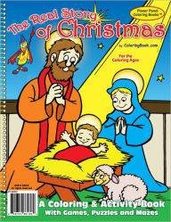 Title: Real Story of Christmas Coloring Book, Author: N. Wayne Bell