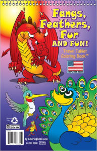 Title: Fangs, Feathers, Fur and Fun! Coloring Book, Author: N. Wayne Bell