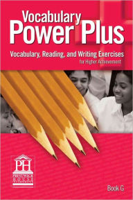 Title: Vocabulary Power Plus for Higher Achievement - Book G, Author: Daniel A. Reed