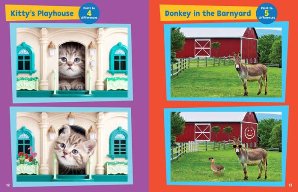 Spot the Differences: Adorable Animals!: 50 Totally Engaging Puzzles!
