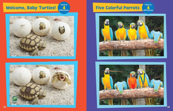 Spot the Differences: Adorable Animals!: 50 Totally Engaging Puzzles!