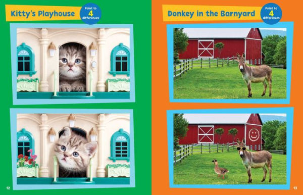 Spot the Differences: Adorable Animals!: 50 Totally Engaging Puzzles!