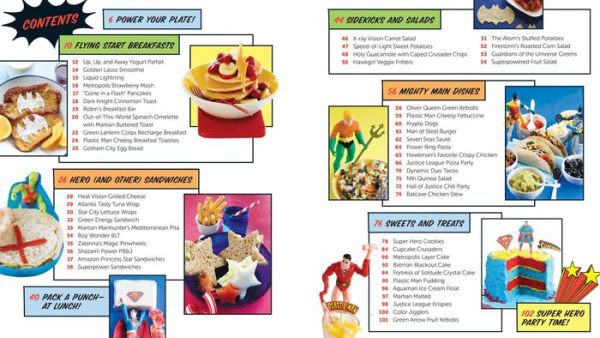 The Official DC Super Hero Cookbook: 60+ Simple, Tasty Recipes for Growing Super Heroes