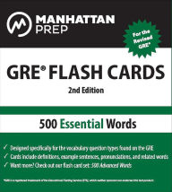 Title: 500 Essential Words: GRE Vocabulary Flash Cards, Author: Manhattan Prep