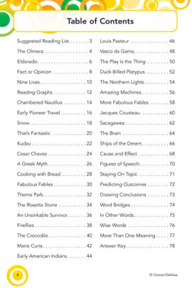 Reading Comprehension, Grade 5 by Carson-Dellosa Publishing, Paperback