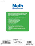 Alternative view 2 of Spectrum Early Years Math Readiness, Grade Pre K