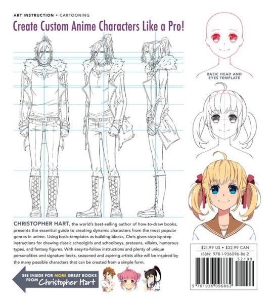 The Master Guide to Drawing Anime: How to Draw Original Characters from  Simple Templates by Christopher Hart, Paperback