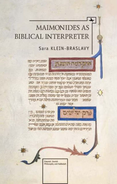 Maimonides as Biblical Interpreter